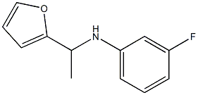 3-fluoro-N-[1-(furan-2-yl)ethyl]aniline 结构式