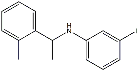 3-iodo-N-[1-(2-methylphenyl)ethyl]aniline 结构式