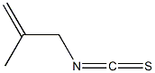 3-isothiocyanato-2-methylprop-1-ene 结构式