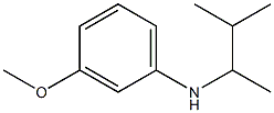 3-methoxy-N-(3-methylbutan-2-yl)aniline 结构式