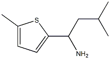 3-methyl-1-(5-methylthiophen-2-yl)butan-1-amine 结构式