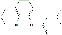 3-methyl-N-(1,2,3,4-tetrahydroquinolin-8-yl)butanamide 结构式