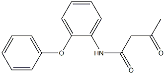 3-oxo-N-(2-phenoxyphenyl)butanamide 结构式