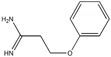 3-phenoxypropanimidamide 结构式