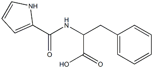 3-phenyl-2-(1H-pyrrol-2-ylformamido)propanoic acid 结构式