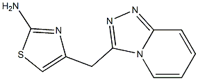 4-([1,2,4]triazolo[4,3-a]pyridin-3-ylmethyl)-1,3-thiazol-2-amine 结构式