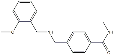 4-({[(2-methoxyphenyl)methyl]amino}methyl)-N-methylbenzamide 结构式