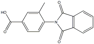 4-(1,3-dioxo-1,3-dihydro-2H-isoindol-2-yl)-3-methylbenzoic acid 结构式