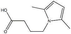 4-(2,5-dimethyl-1H-pyrrol-1-yl)butanoic acid 结构式