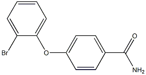 4-(2-bromophenoxy)benzamide 结构式