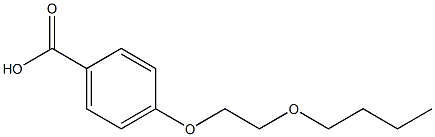 4-(2-butoxyethoxy)benzoic acid 结构式