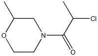 4-(2-chloropropanoyl)-2-methylmorpholine 结构式