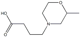 4-(2-methylmorpholin-4-yl)butanoic acid 结构式