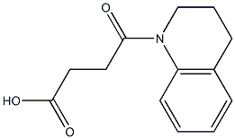 4-(3,4-dihydroquinolin-1(2H)-yl)-4-oxobutanoic acid 结构式