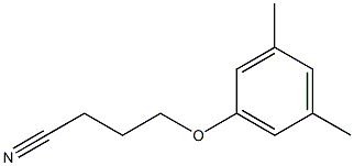 4-(3,5-dimethylphenoxy)butanenitrile 结构式