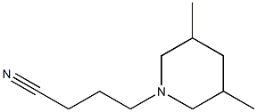 4-(3,5-dimethylpiperidin-1-yl)butanenitrile 结构式