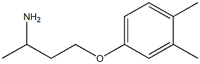 4-(3-aminobutoxy)-1,2-dimethylbenzene 结构式