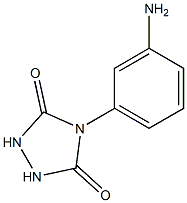 4-(3-aminophenyl)-1,2,4-triazolidine-3,5-dione 结构式