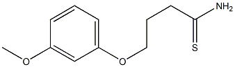 4-(3-methoxyphenoxy)butanethioamide 结构式