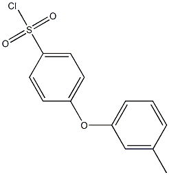 4-(3-methylphenoxy)benzenesulfonyl chloride 结构式
