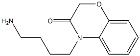 4-(4-aminobutyl)-3,4-dihydro-2H-1,4-benzoxazin-3-one 结构式