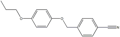 4-(4-propoxyphenoxymethyl)benzonitrile 结构式