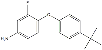 4-(4-tert-butylphenoxy)-3-fluoroaniline 结构式