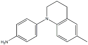 4-(6-methyl-1,2,3,4-tetrahydroquinolin-1-yl)aniline 结构式