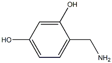 4-(aminomethyl)benzene-1,3-diol 结构式