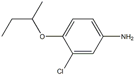 4-(butan-2-yloxy)-3-chloroaniline 结构式