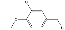 4-(chloromethyl)-1-ethoxy-2-methoxybenzene 结构式