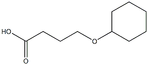 4-(cyclohexyloxy)butanoic acid 结构式
