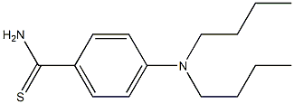 4-(dibutylamino)benzene-1-carbothioamide 结构式