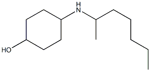 4-(heptan-2-ylamino)cyclohexan-1-ol 结构式