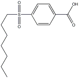 4-(heptane-1-sulfonyl)benzoic acid 结构式