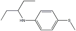 4-(methylsulfanyl)-N-(pentan-3-yl)aniline 结构式