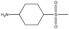 4-(methylsulfonyl)cyclohexanamine 结构式