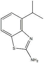 4-(propan-2-yl)-1,3-benzothiazol-2-amine 结构式