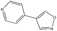 4-(pyridin-4-yl)-1,2-oxazole 结构式