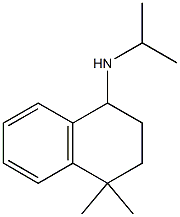 4,4-dimethyl-N-(propan-2-yl)-1,2,3,4-tetrahydronaphthalen-1-amine 结构式