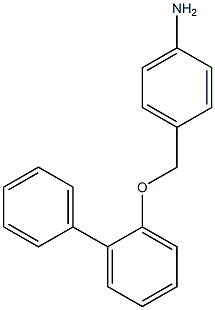 4-[(1,1'-biphenyl-2-yloxy)methyl]aniline 结构式