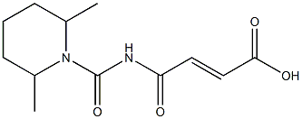 4-[(2,6-dimethylpiperidin-1-yl)carbonylamino]-4-oxobut-2-enoic acid 结构式