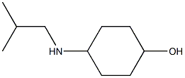 4-[(2-methylpropyl)amino]cyclohexan-1-ol 结构式