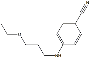 4-[(3-ethoxypropyl)amino]benzonitrile 结构式