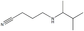 4-[(3-methylbutan-2-yl)amino]butanenitrile 结构式