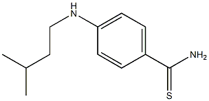 4-[(3-methylbutyl)amino]benzene-1-carbothioamide 结构式