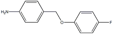 4-[(4-fluorophenoxy)methyl]aniline 结构式