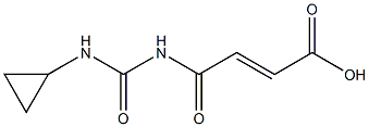 4-[(cyclopropylcarbamoyl)amino]-4-oxobut-2-enoic acid 结构式