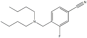 4-[(dibutylamino)methyl]-3-fluorobenzonitrile 结构式