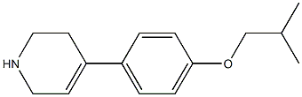 4-[4-(2-methylpropoxy)phenyl]-1,2,3,6-tetrahydropyridine 结构式